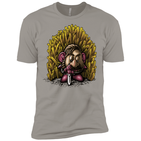 T-Shirts Light Grey / X-Small Potato Men's Premium T-Shirt