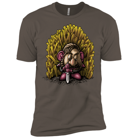 T-Shirts Warm Grey / X-Small Potato Men's Premium T-Shirt