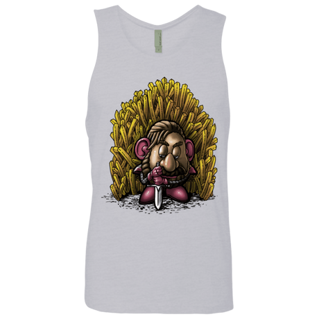 T-Shirts Heather Grey / Small Potato Men's Premium Tank Top