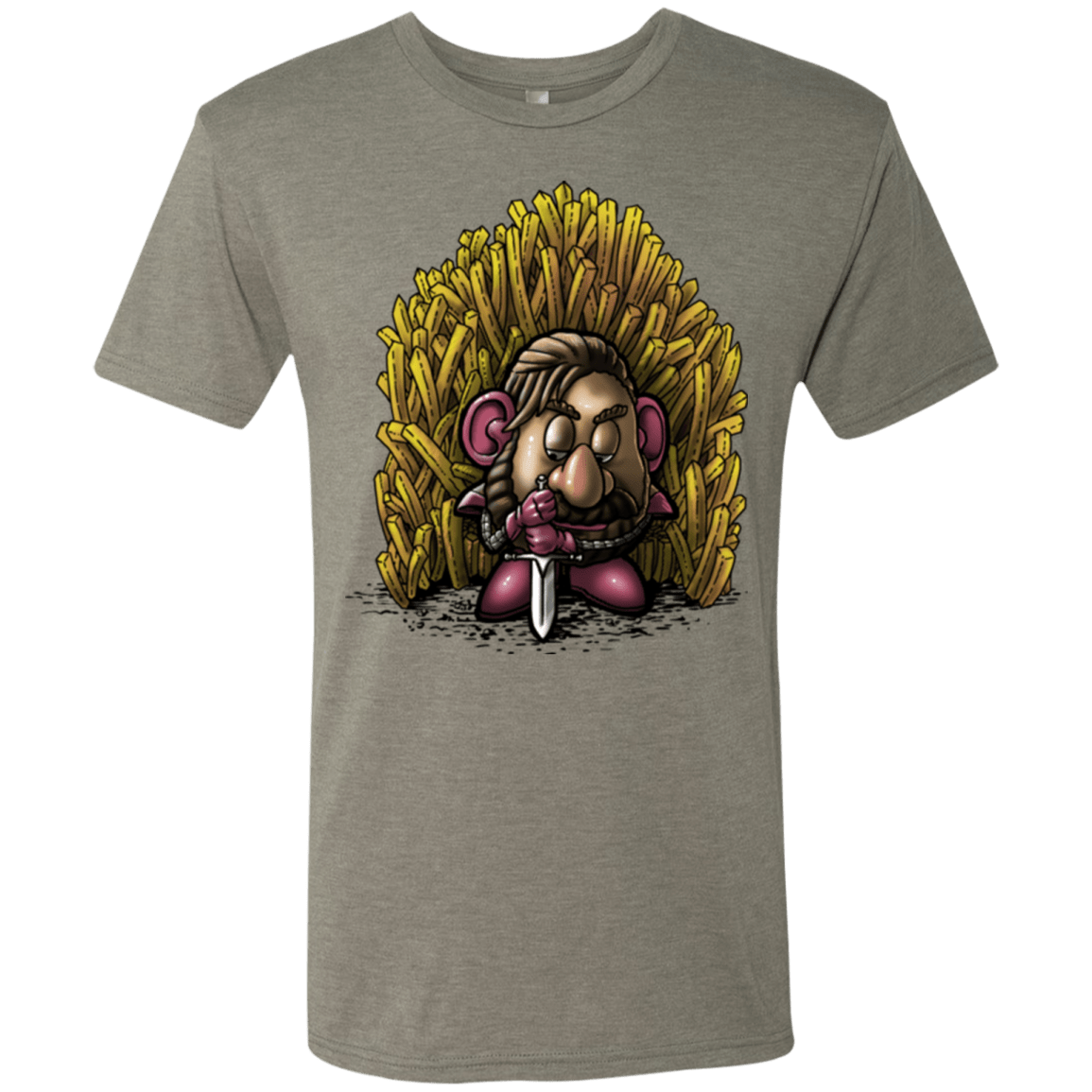 T-Shirts Venetian Grey / Small Potato Men's Triblend T-Shirt