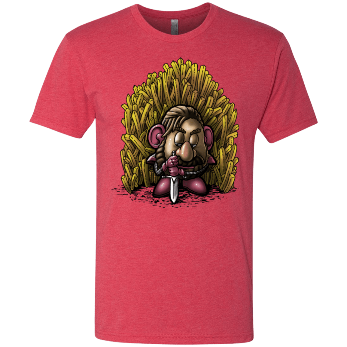 T-Shirts Vintage Red / Small Potato Men's Triblend T-Shirt