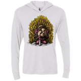 T-Shirts Heather White / X-Small Potato Triblend Long Sleeve Hoodie Tee