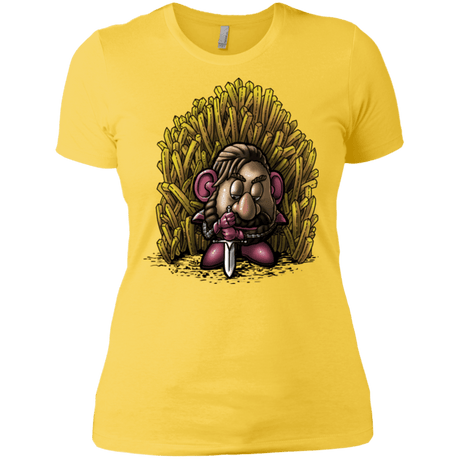 T-Shirts Vibrant Yellow / X-Small Potato Women's Premium T-Shirt