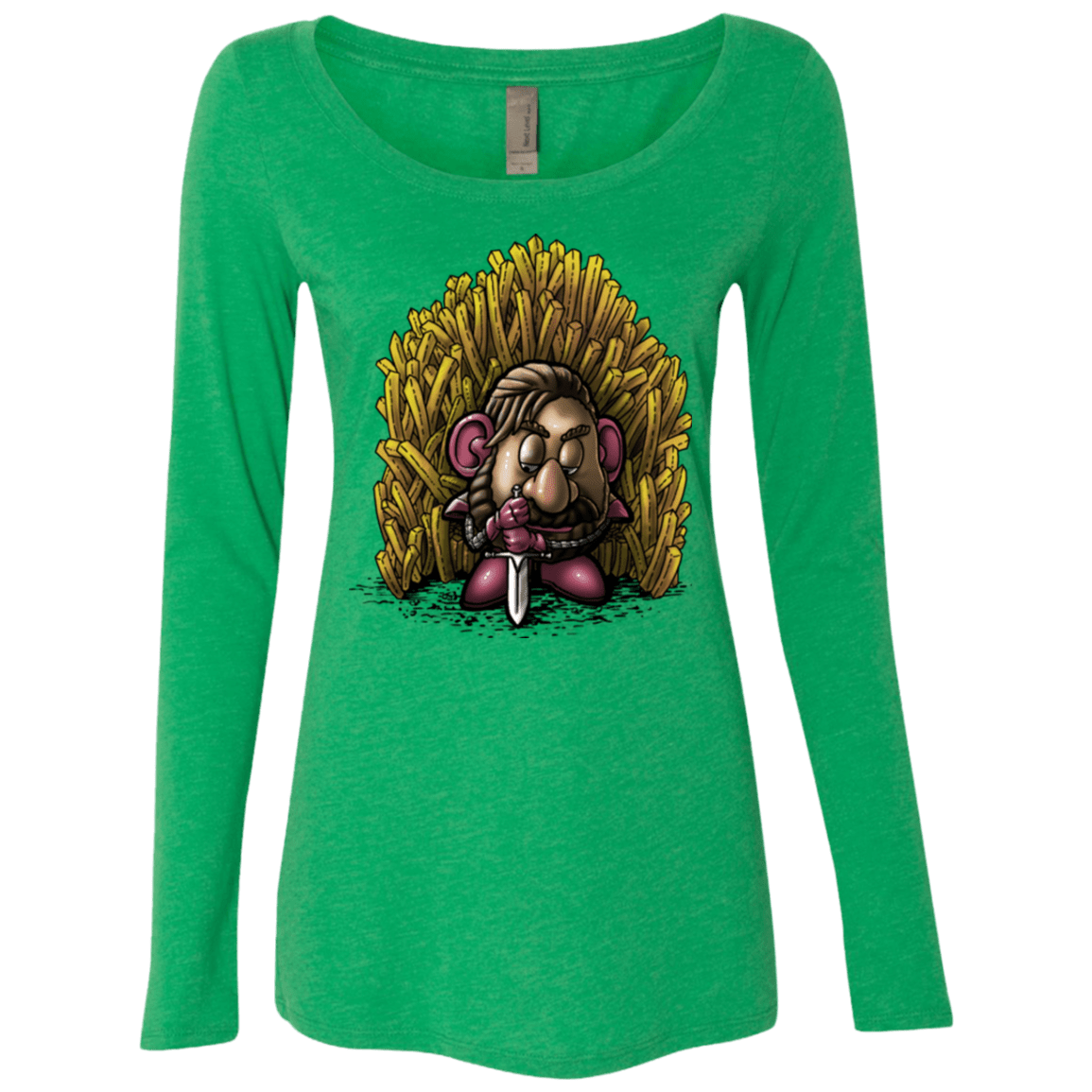 T-Shirts Envy / Small Potato Women's Triblend Long Sleeve Shirt