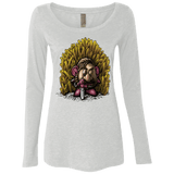 T-Shirts Heather White / Small Potato Women's Triblend Long Sleeve Shirt