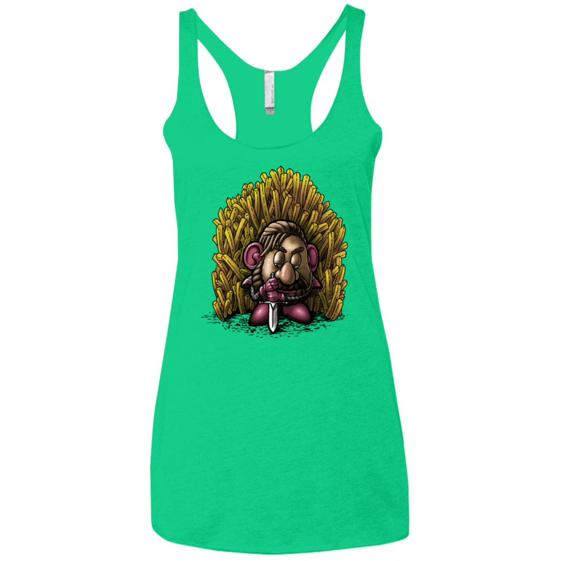 T-Shirts Envy / X-Small Potato Women's Triblend Racerback Tank