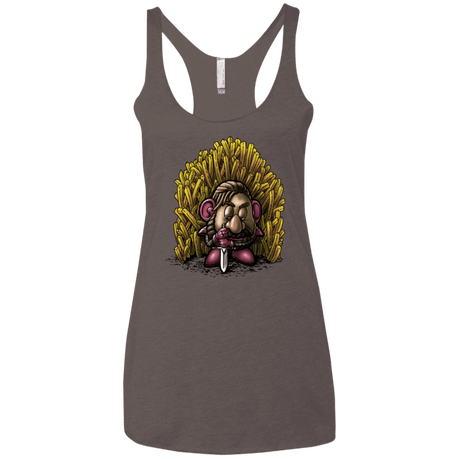 T-Shirts Macchiato / X-Small Potato Women's Triblend Racerback Tank