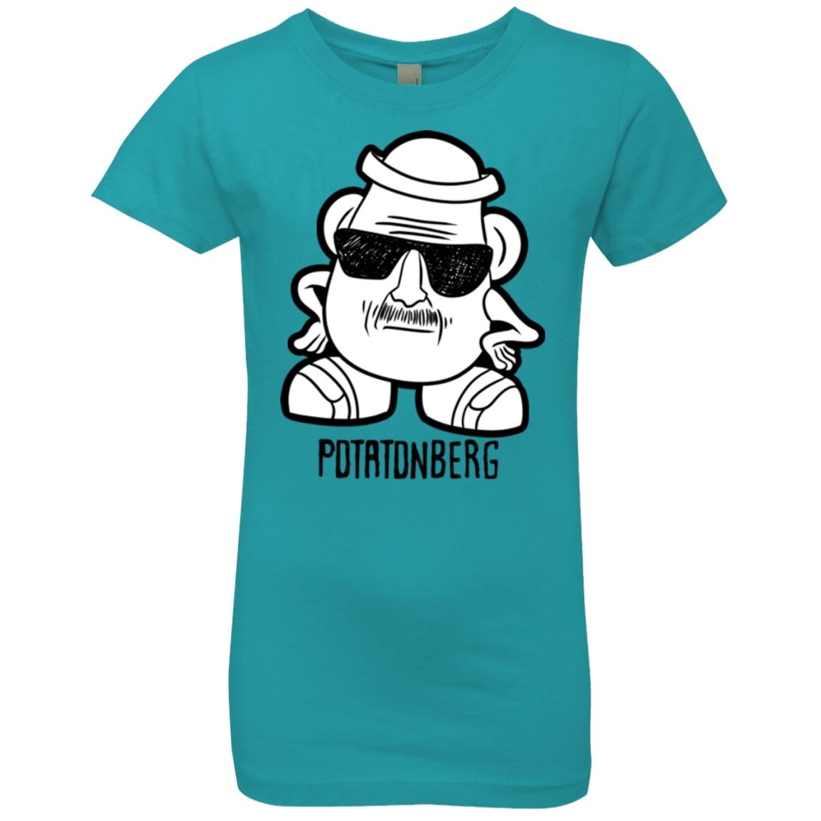 T-Shirts Tahiti Blue / YXS Potatonberg Girls Premium T-Shirt