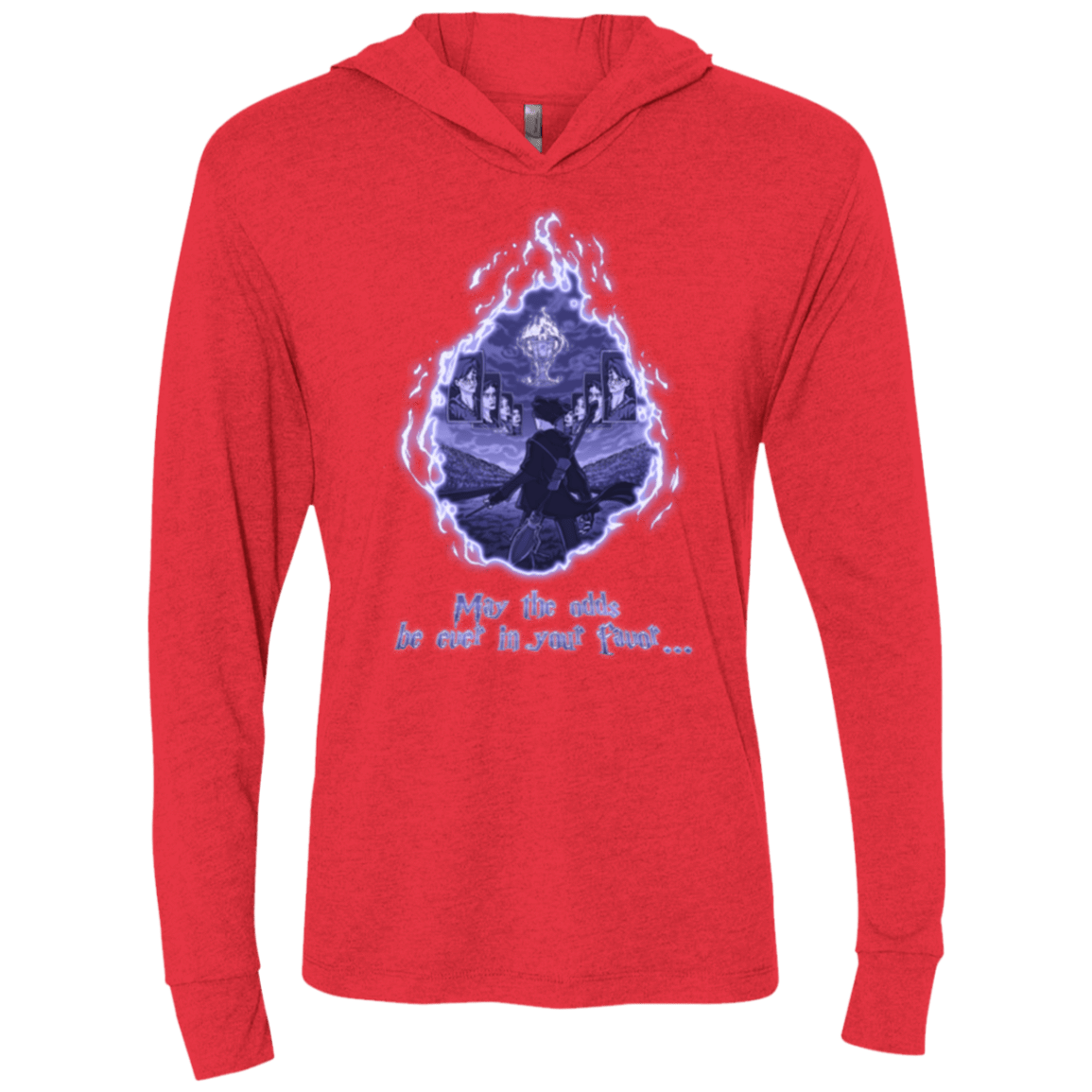 T-Shirts Vintage Red / X-Small Potter Games Triblend Long Sleeve Hoodie Tee