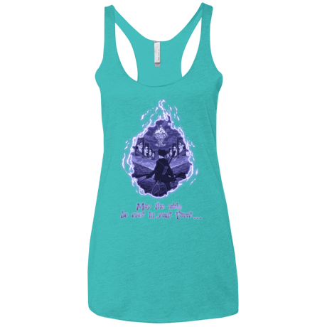 T-Shirts Tahiti Blue / X-Small Potter Games Women's Triblend Racerback Tank