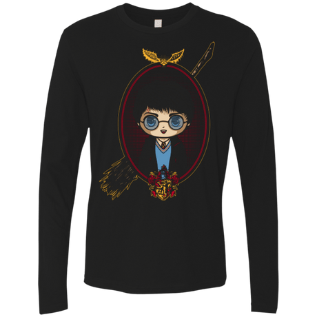 T-Shirts Black / Small Potter Portrait Men's Premium Long Sleeve