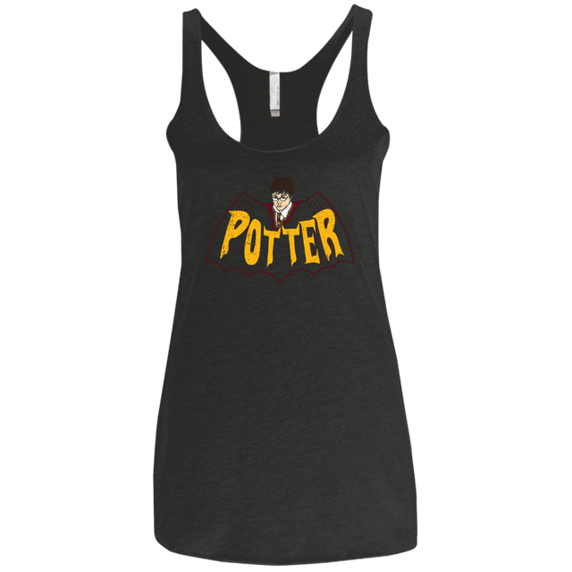 T-Shirts Vintage Black / X-Small Potter Women's Triblend Racerback Tank