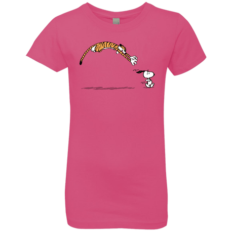 T-Shirts Hot Pink / YXS Pounce Girls Premium T-Shirt