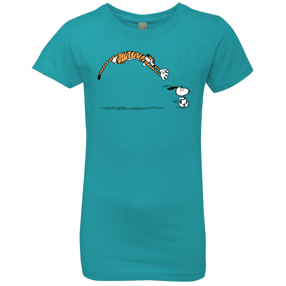 T-Shirts Tahiti Blue / YXS Pounce Girls Premium T-Shirt