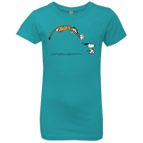 T-Shirts Tahiti Blue / YXS Pounce Girls Premium T-Shirt