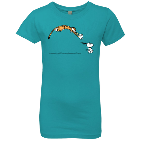 T-Shirts Tahiti Blue / YXS Pounce Girls Premium T-Shirt