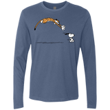 T-Shirts Indigo / Small Pounce Men's Premium Long Sleeve