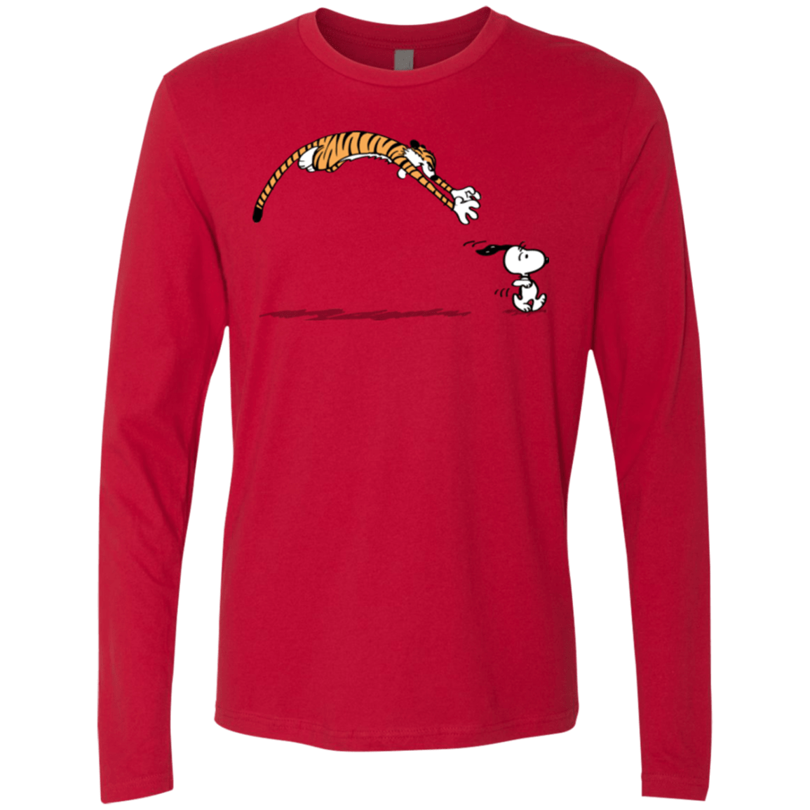 T-Shirts Red / Small Pounce Men's Premium Long Sleeve