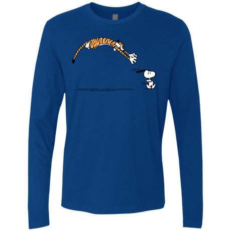 T-Shirts Royal / Small Pounce Men's Premium Long Sleeve