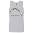 T-Shirts Heather Grey / Small Pounce Men's Premium Tank Top