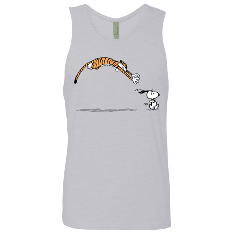 T-Shirts Heather Grey / Small Pounce Men's Premium Tank Top