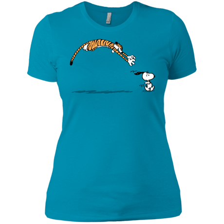 T-Shirts Turquoise / X-Small Pounce Women's Premium T-Shirt