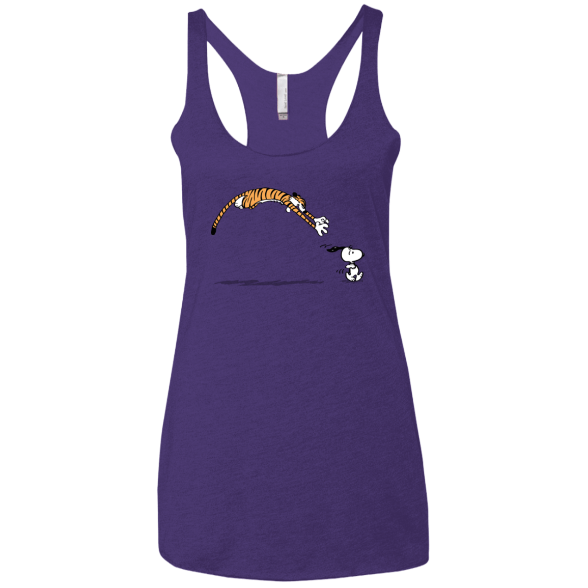 T-Shirts Purple / X-Small Pounce Women's Triblend Racerback Tank