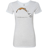 T-Shirts Heather White / Small Pounce Women's Triblend T-Shirt