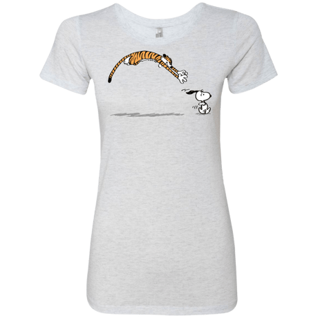 T-Shirts Heather White / Small Pounce Women's Triblend T-Shirt