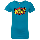 T-Shirts Turquoise / YXS pow Girls Premium T-Shirt