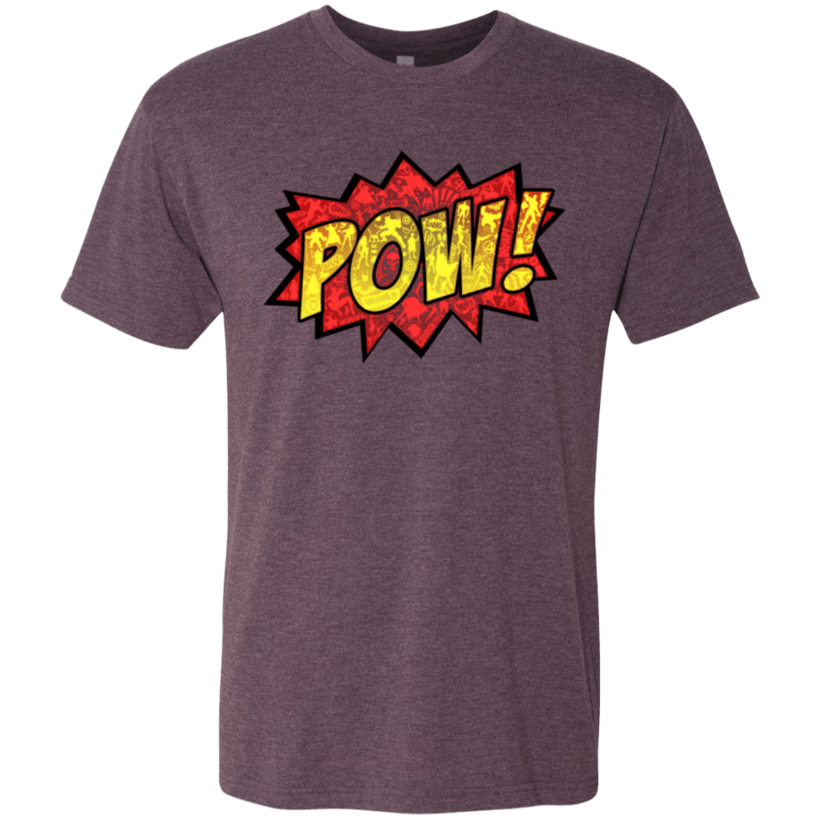 T-Shirts Vintage Purple / Small pow Men's Triblend T-Shirt