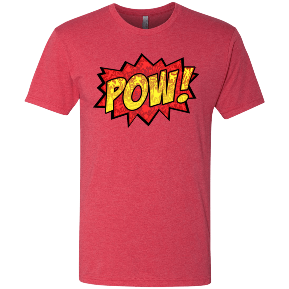 T-Shirts Vintage Red / Small pow Men's Triblend T-Shirt