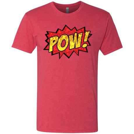 T-Shirts Vintage Red / Small pow Men's Triblend T-Shirt