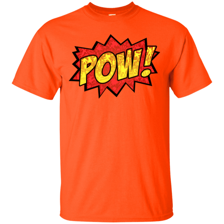 T-Shirts Orange / Small pow T-Shirt