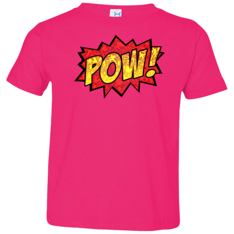 T-Shirts Hot Pink / 2T pow Toddler Premium T-Shirt