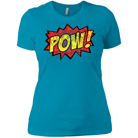 T-Shirts Turquoise / X-Small pow Women's Premium T-Shirt