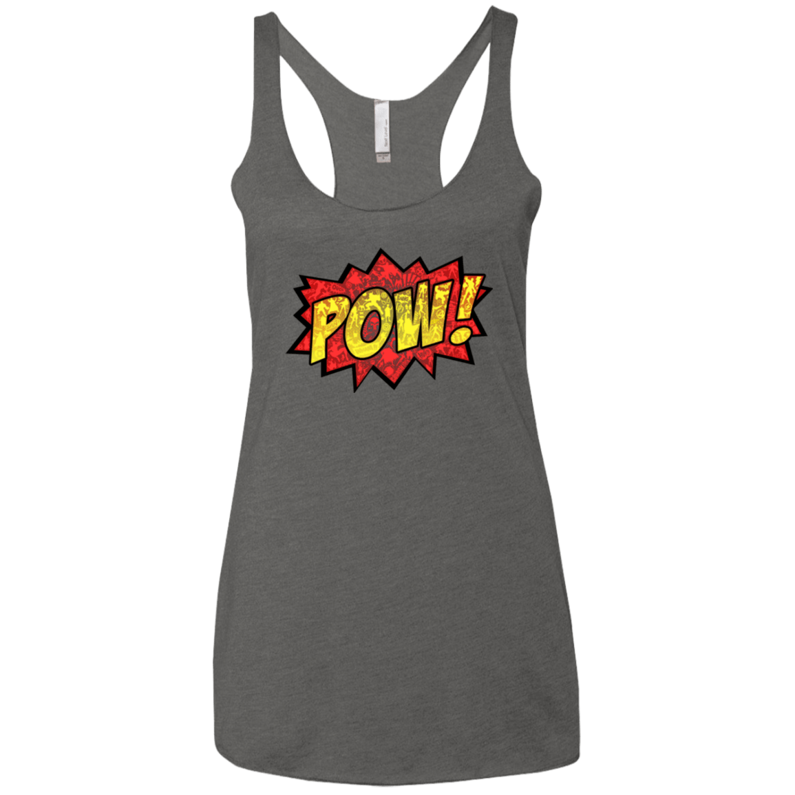 T-Shirts Premium Heather / X-Small pow Women's Triblend Racerback Tank