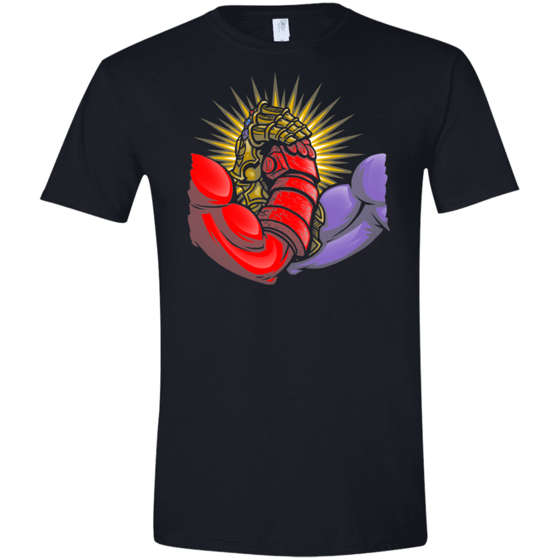 T-Shirts Black / X-Small Power Buddies Men's Semi-Fitted Softstyle