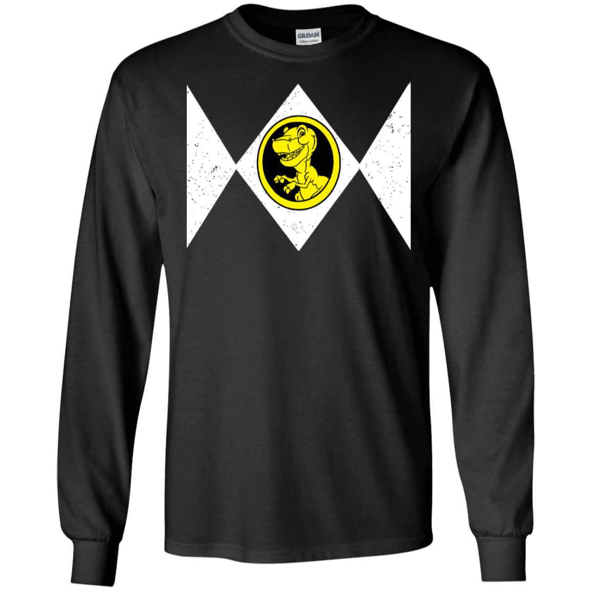 T-Shirts Black / S Power Chomper Men's Long Sleeve T-Shirt