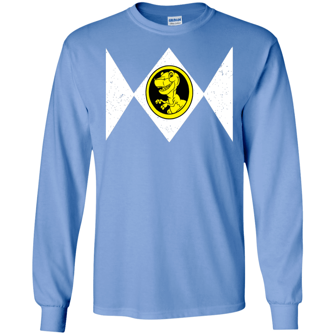 T-Shirts Carolina Blue / S Power Chomper Men's Long Sleeve T-Shirt