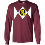 T-Shirts Maroon / S Power Chomper Men's Long Sleeve T-Shirt