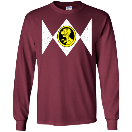 T-Shirts Maroon / S Power Chomper Men's Long Sleeve T-Shirt