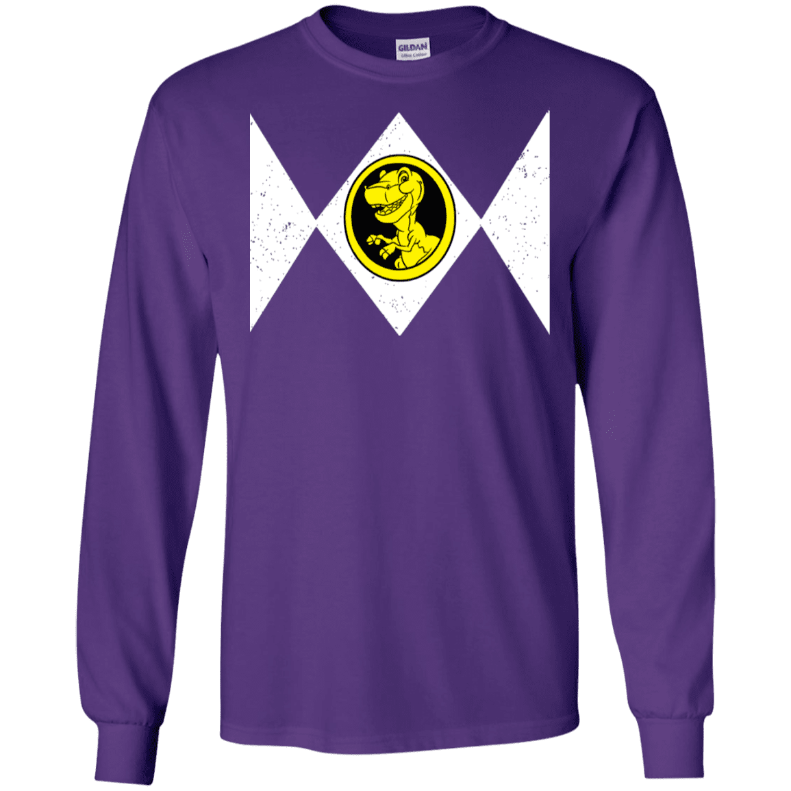 T-Shirts Purple / S Power Chomper Men's Long Sleeve T-Shirt