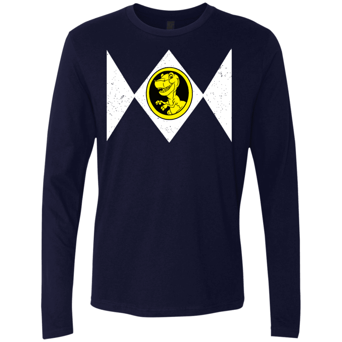 T-Shirts Midnight Navy / S Power Chomper Men's Premium Long Sleeve