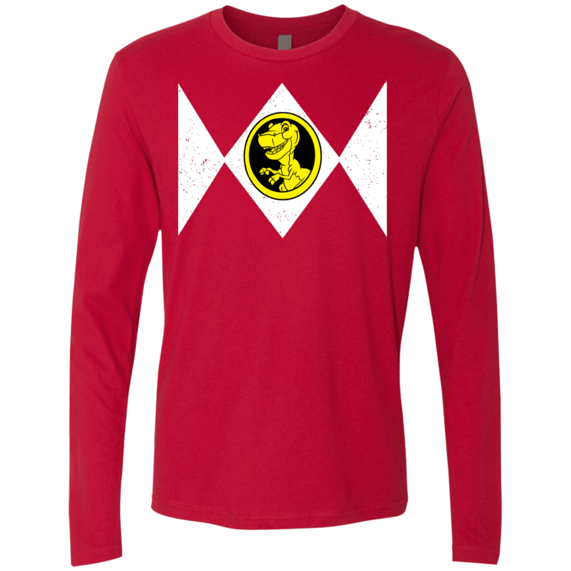 T-Shirts Red / S Power Chomper Men's Premium Long Sleeve
