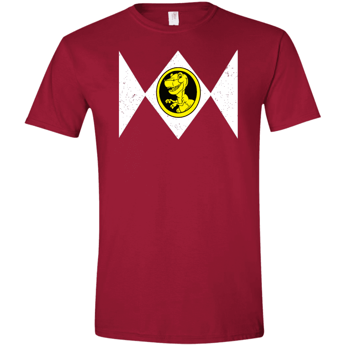 T-Shirts Cardinal Red / S Power Chomper Men's Semi-Fitted Softstyle