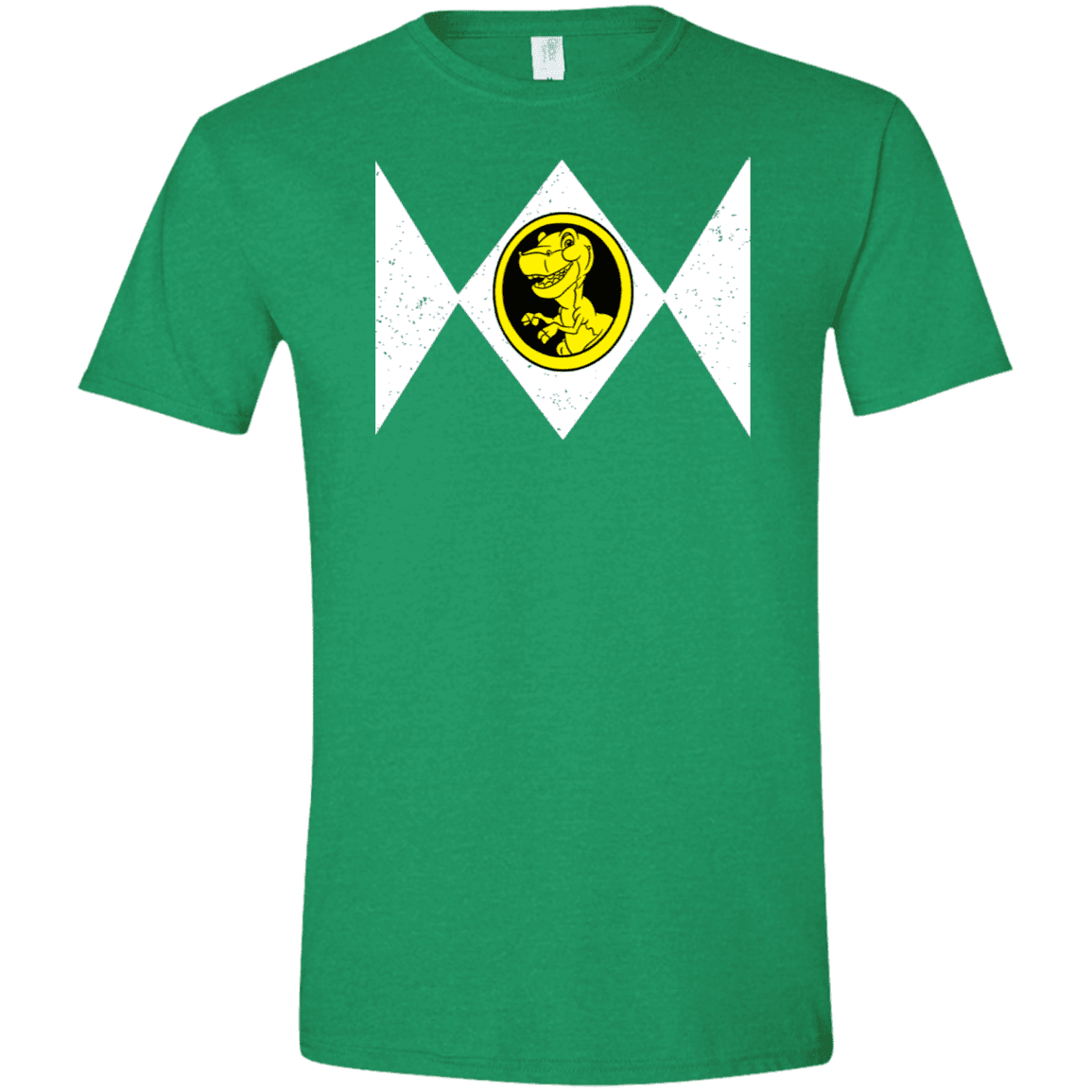 T-Shirts Heather Irish Green / S Power Chomper Men's Semi-Fitted Softstyle