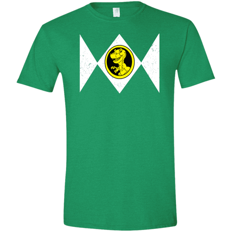 T-Shirts Heather Irish Green / S Power Chomper Men's Semi-Fitted Softstyle