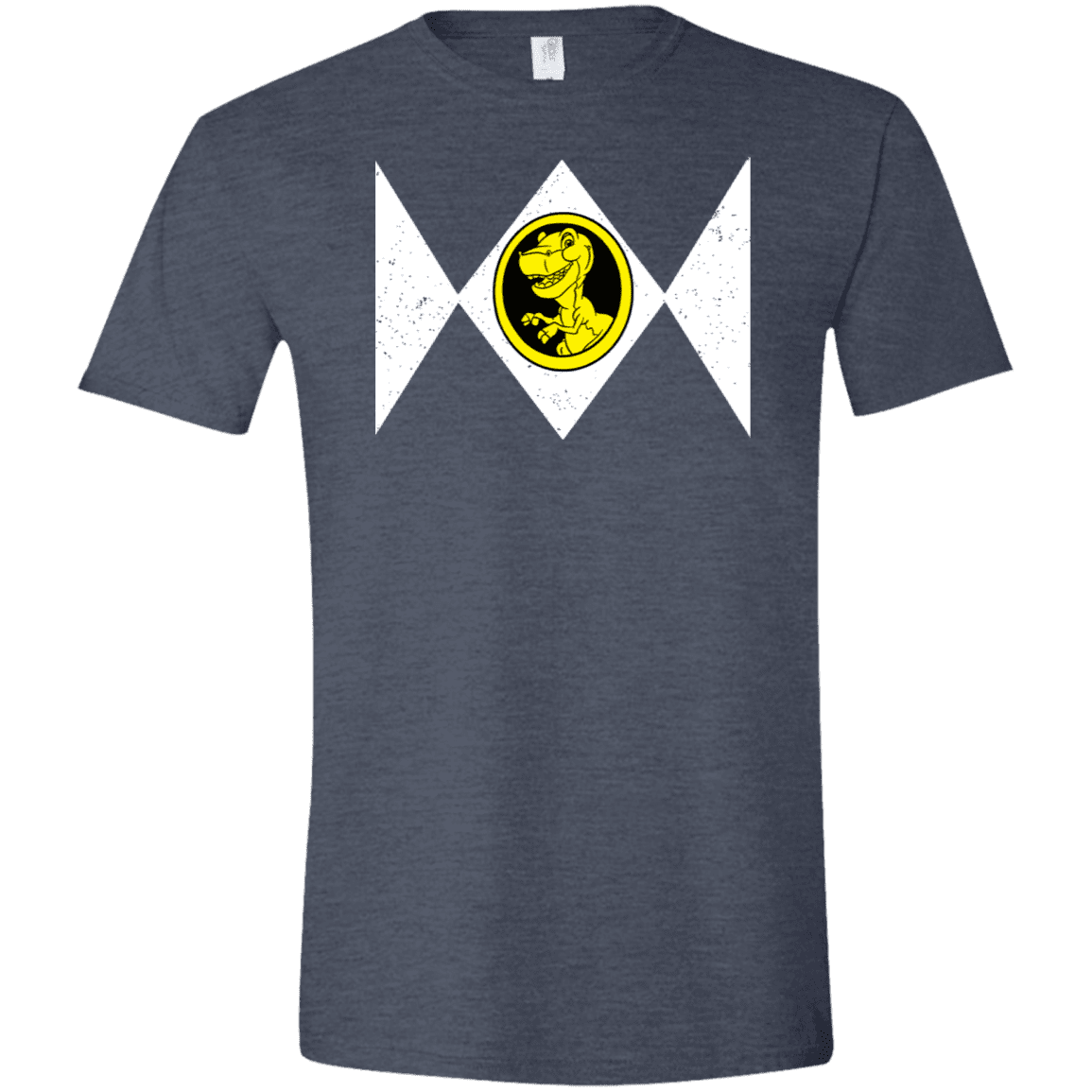 T-Shirts Heather Navy / S Power Chomper Men's Semi-Fitted Softstyle