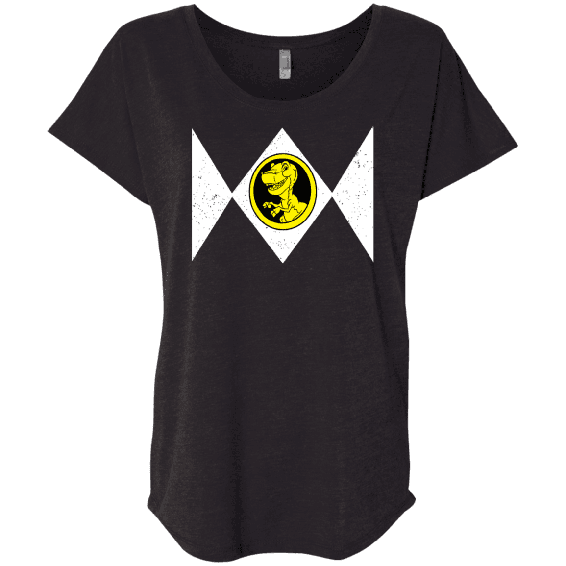 T-Shirts Vintage Black / X-Small Power Chomper Triblend Dolman Sleeve